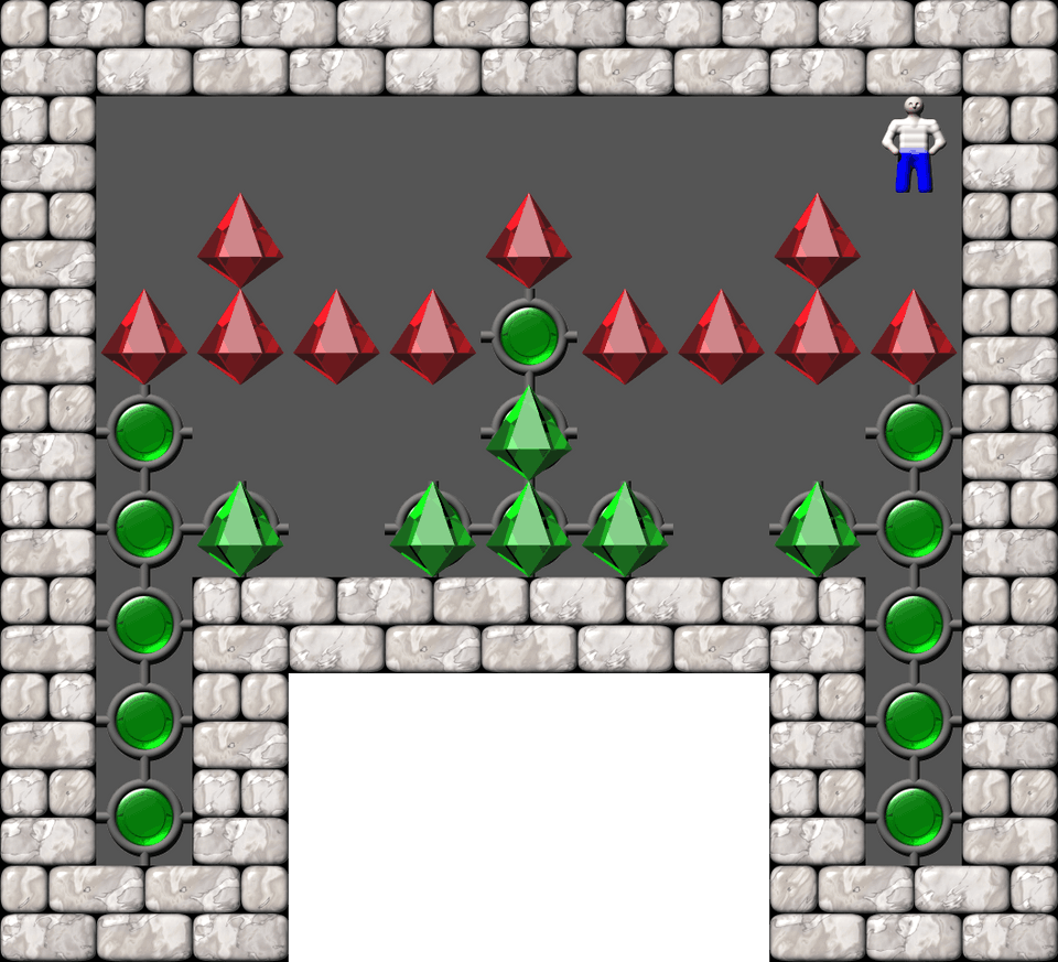 Sokoban Bugs collection 3 level 35